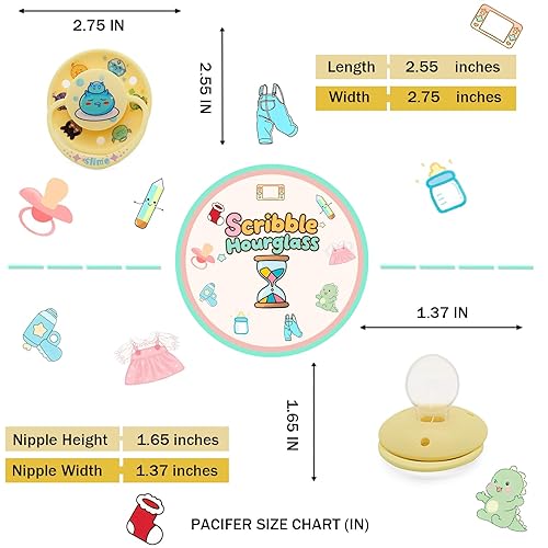 Miniatura 5 de Big Shield - Chupetes para adultos para dormir chupete para adultos con clips Paci