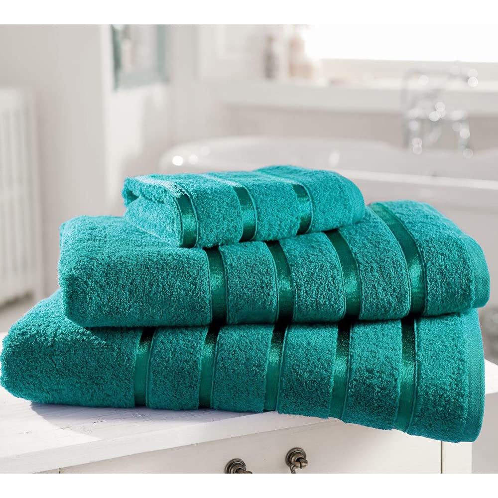 Slumber Nights Bath Sheet Large 90 X 140 cm Soft Absorbent Egyptian Cotton 1 X Bath Sheets, Teal