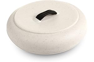 Dexas Tortilla Warmer XL 9.5" Microwavable, Keep Roti Buns at Perfect Temperature