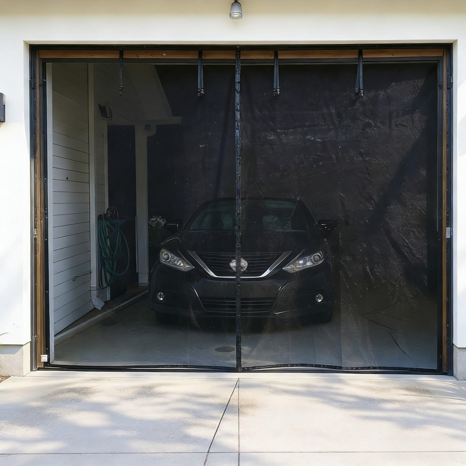 Moustiquaire anti-moustiquaire extérieure avec rideau magnétique pour porte de garage
