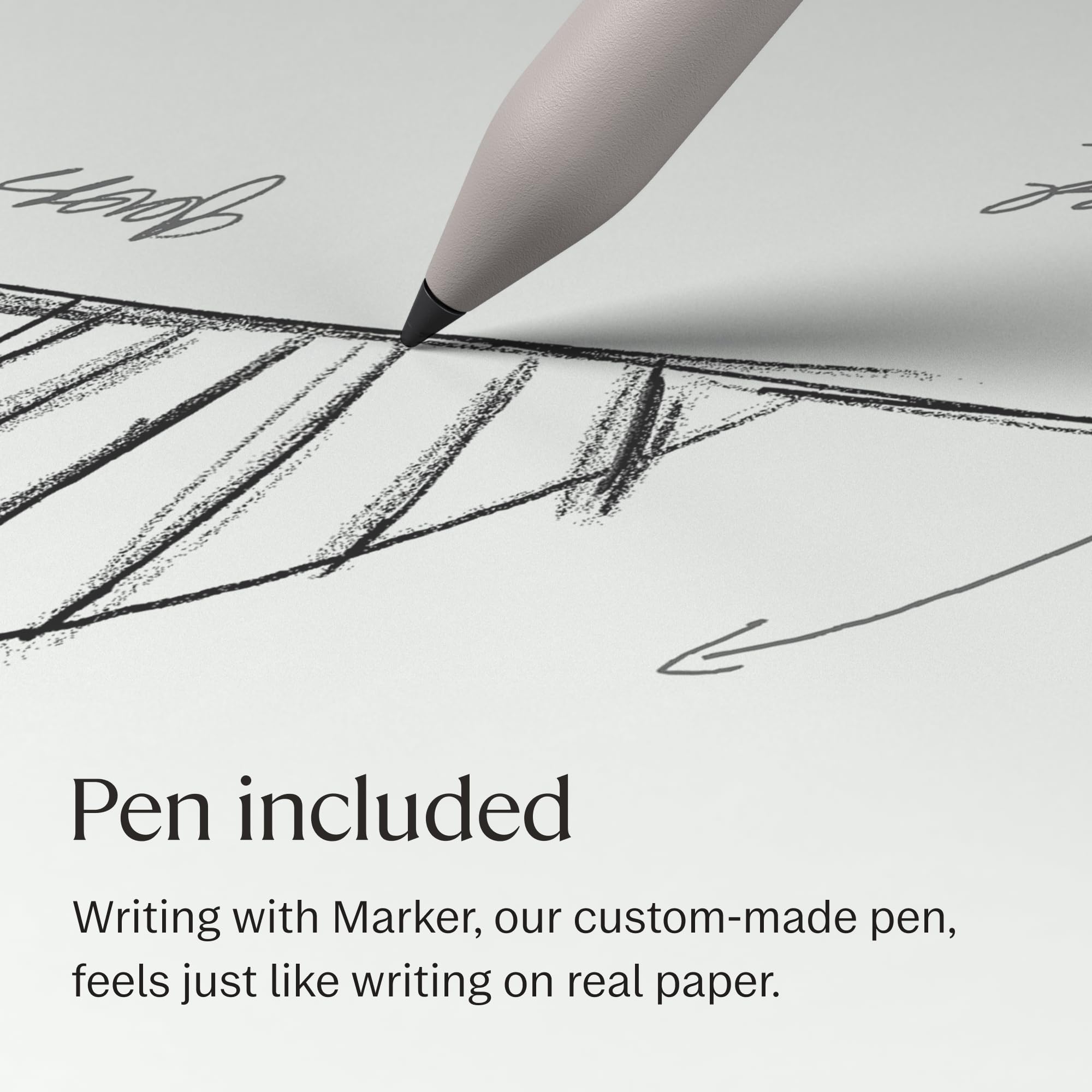 reMarkable Paper Pure – 10,3-calowy tablet papierowy z czarno-białym wyświetlaczem – Cyfrowy notatnik dla lepszego myślenia, pisania i czytania. Zawiera Marker