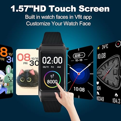 Miniatura 6 de Reloj inteligente con auriculares (respuesta/hacer llamadas) 2 en 1 reloj Bluetooth más de 100 modos deportivos reloj de fitness con SpO2/frecuencia