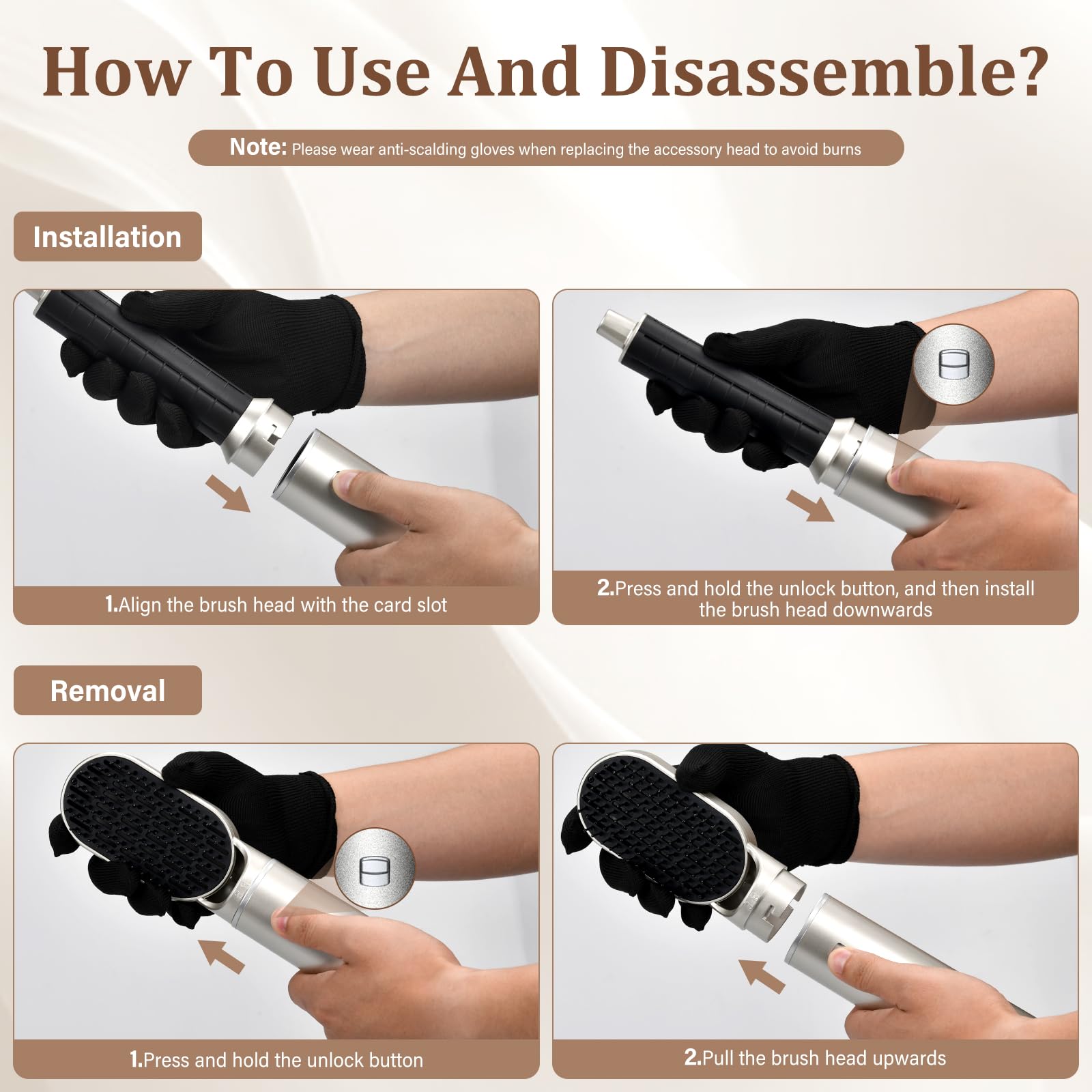 Styler per capelli 5 in 1, asciugacapelli agli ioni, multiuso, spazzola ad aria calda professionale, ferro arricciacapelli automatico, piastra per capelli, per styling, volumizzazione, arricciatura