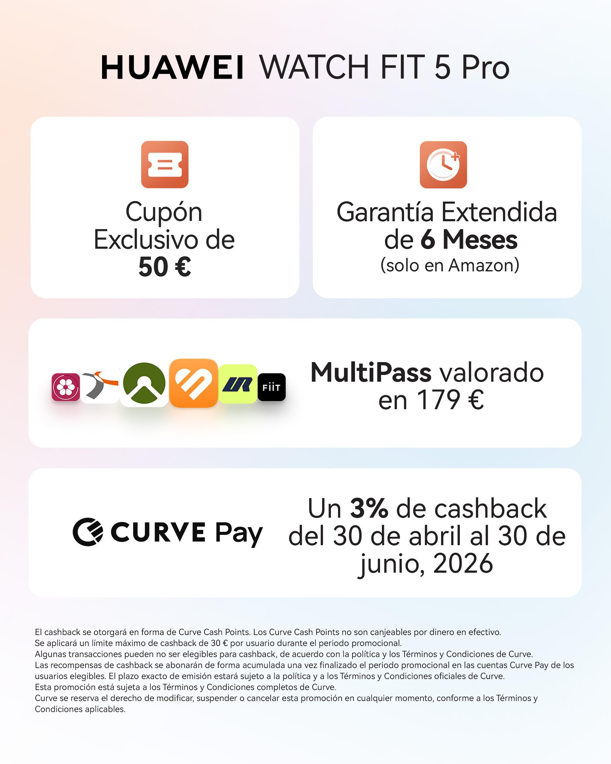HUAWEI WATCH FIT 5 Pro Smartwatch, Preciso GPS, ECG, 1,92" Pantalla de Cristal de Zafiro, 3000 nits, Pago NFC,Deportes al Aire Libre,Monitorización de Salud,10 Días Autonomía, 5ATM, Android iOS, Negro