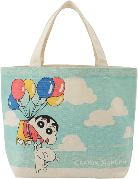 Amazon スモール プラネット クレヨンしんちゃん マチ付バッグ ぷかぷか ブルー S Ky1437 アニメ 萌えグッズ 通販