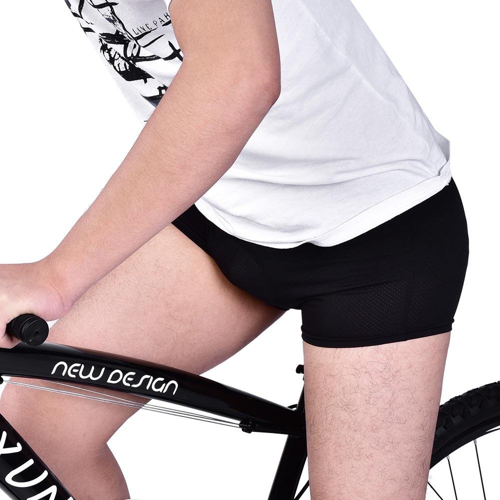 Tbest Pantaloncini da Ciclismo Imbottiti in Gel 3D, Uomo Donna Pantaloncini Sportivi da Bici in Bicicletta Unisex Pantaloncini da Ciclismo Traspiranti Quick Dry per Esterno - M, L, XL, XXL