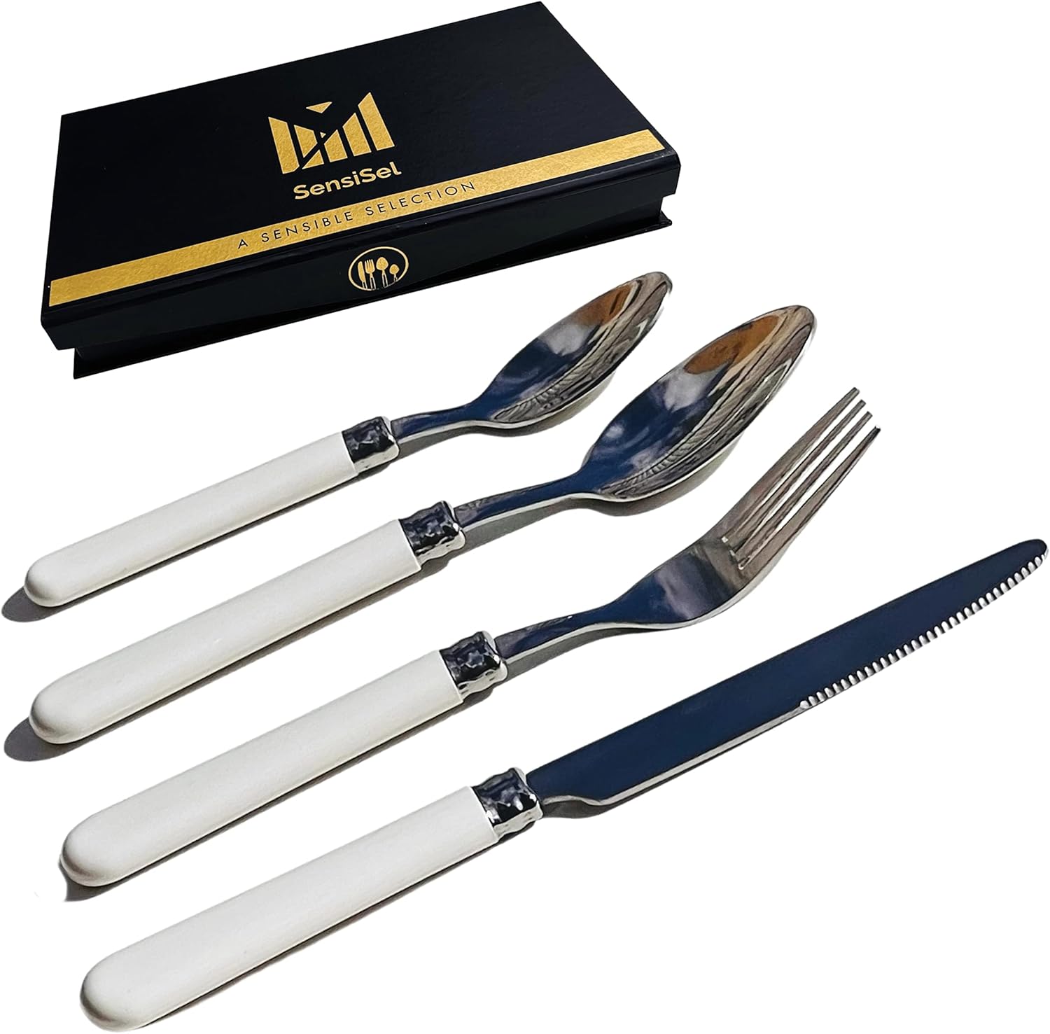 Gift or Everyday Cutlery SensiSel 16pc Stainless Steel Cutlery Set with