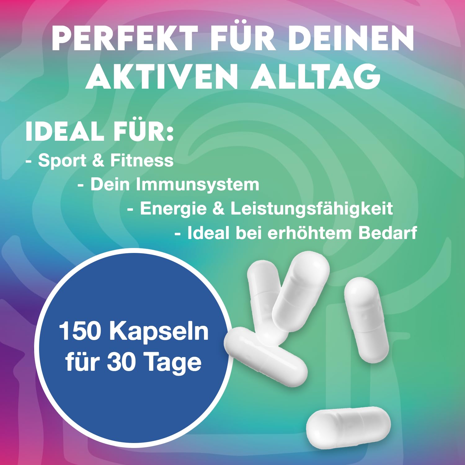 INLEAD - Mineral Stack | Hochwertige Mineral-Kapseln | Mit Mineralstoffen, Vitaminen und Spurenelementen - 150 Kapseln