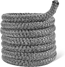 1 Pieces Joint Insert Cheminée Joint Vitre Insert Cheminée Joint de Cheminée Insert Joint Poele a Bois Joint pour Poele a Bois 20 mm x 3 m Joint en Fibre de Verre Joint d'étanchéité cheminée Cheminée