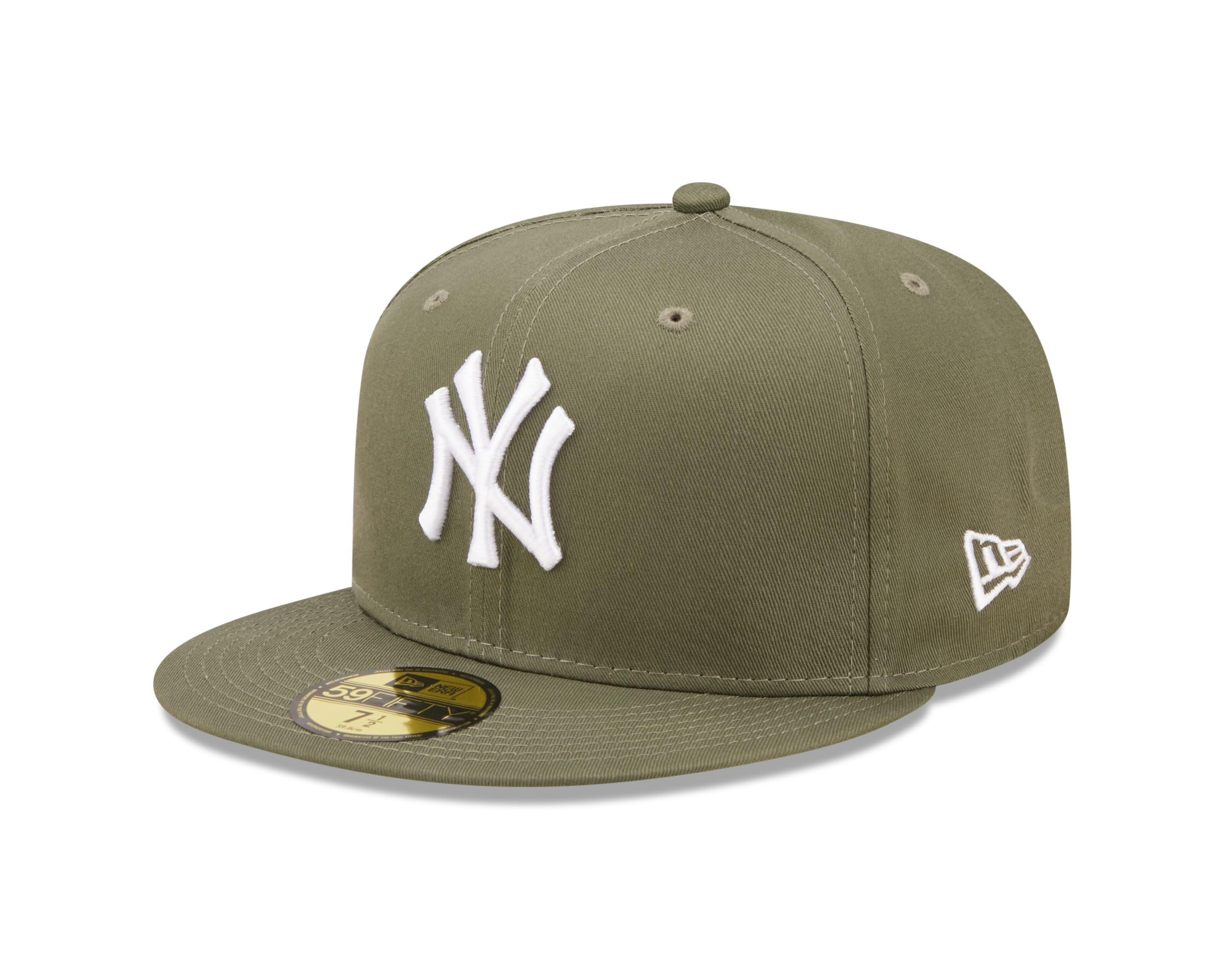 New Era New York Yankees MLB League Essential Olive 59Fifty Basecap