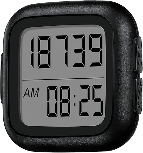 3D Pedometer for Walking Step Tracker with Large Digital Display, Step Counter for Men Women Kids