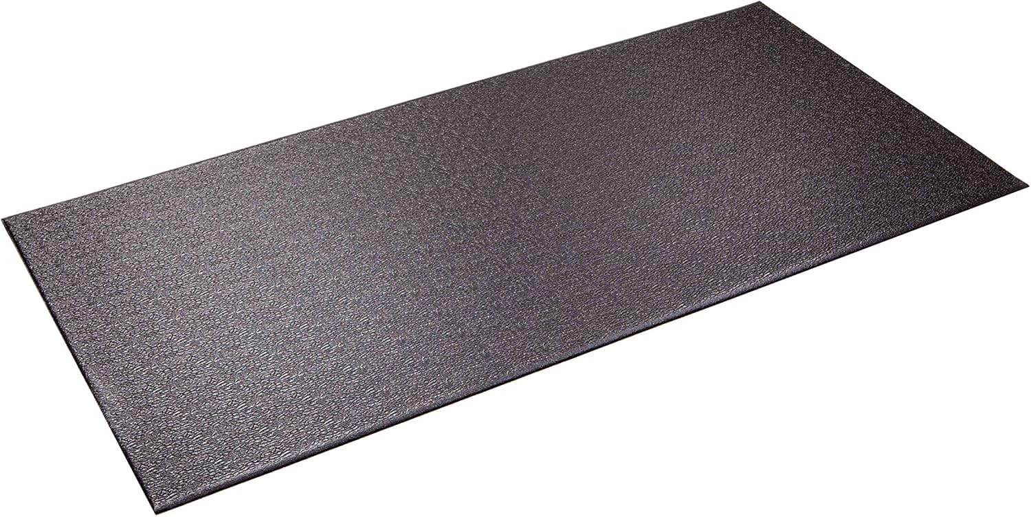 Tapis Protection Sol Fitness SuperMats 61x117 Cm – Anti-Vibrations – Fabriqué USA – Vélo Appartement