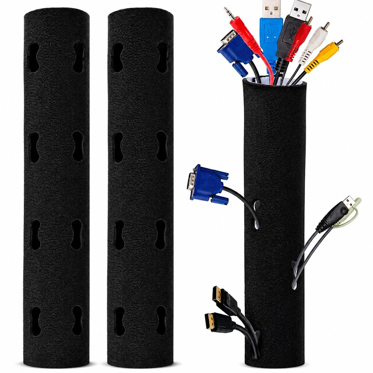 Cable Organizer Sleeves - Keep Cables Tidy -1