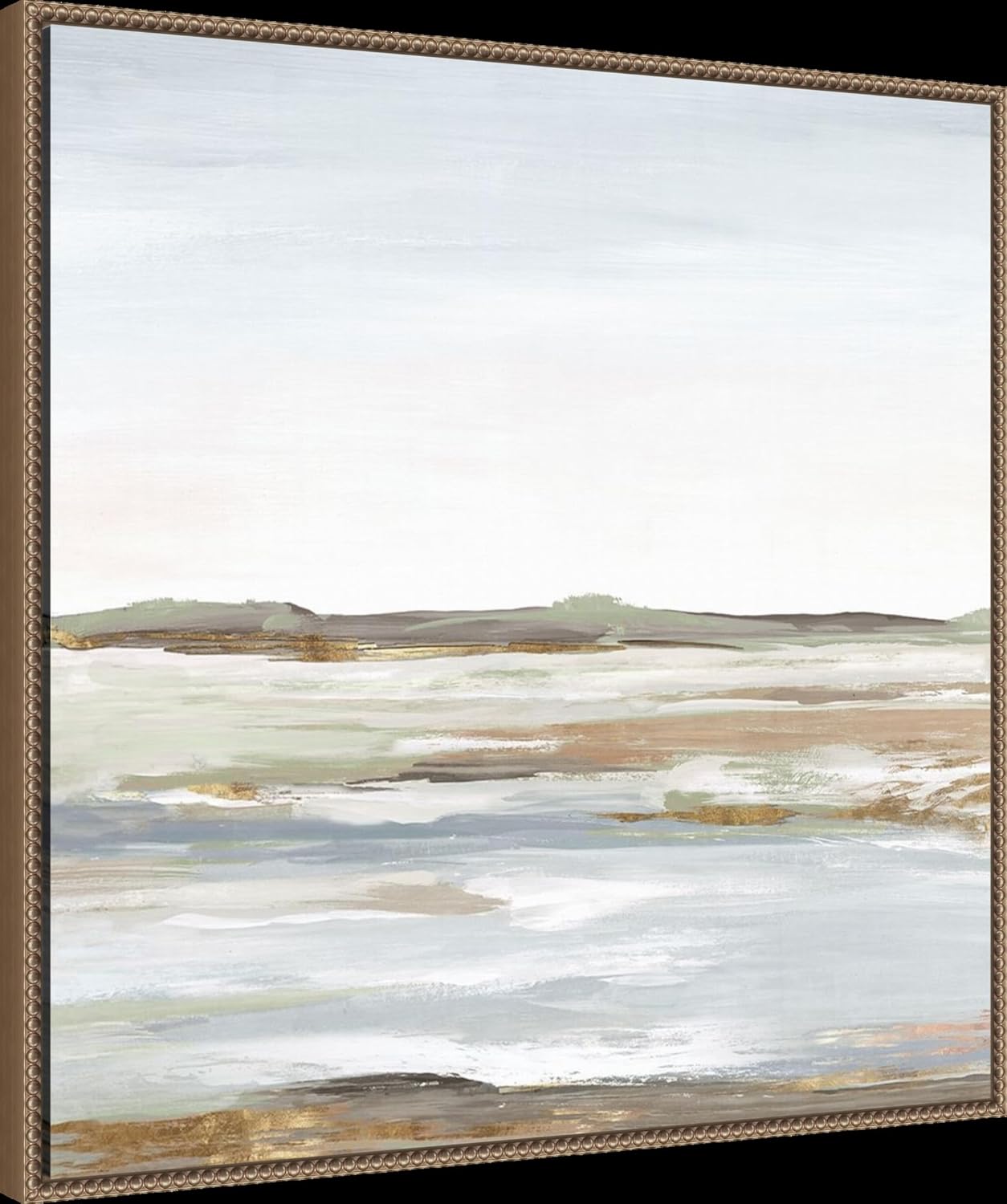 Amanti Art Framed Canvas Wall Art 30x30 Vastness I (Landscape) by Eva Watts, Framed Wall Art Canvas, Landscapes Artwork, Traditional Decor, Large Poster Painting for Living Room, Bedroom, Bathroom,