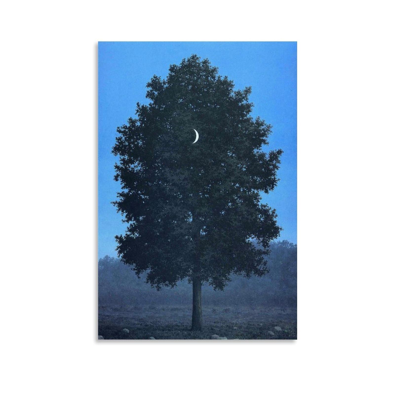 XuXueCC Rene Magritte Wall Art Prints Paintings Poster Sixteenth of September Wall Art Picture Painting Canvas Prints Artworks Bedroom Living Room Decor Unframe 12x18inch(30x45cm)