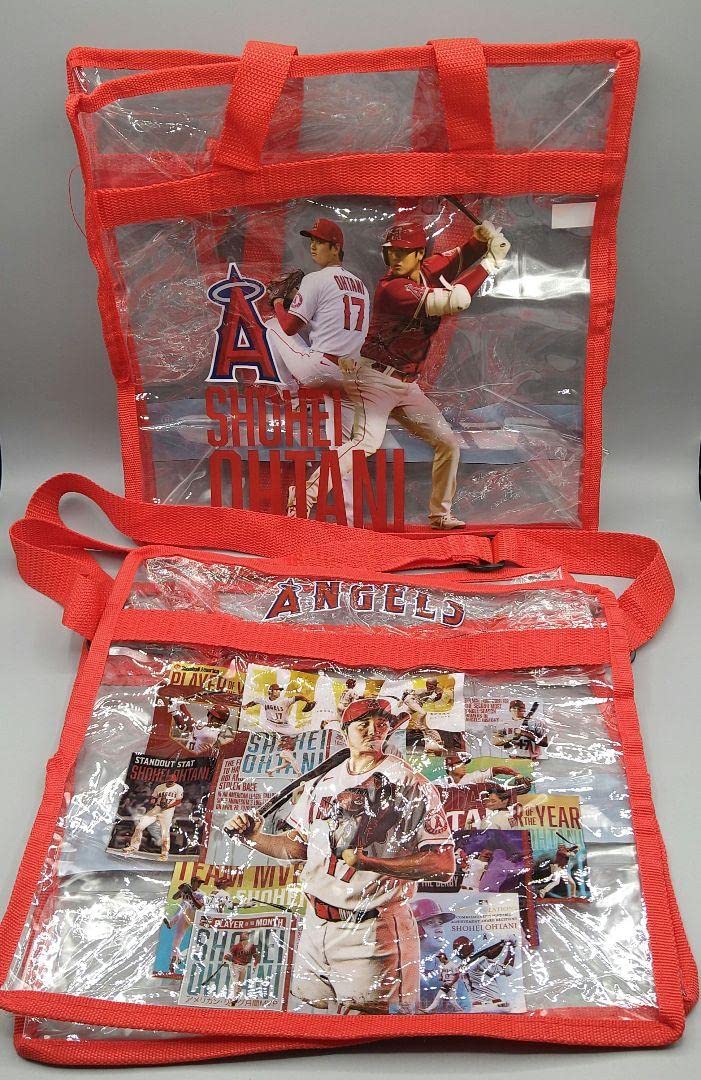 Amazon.co.jp: エンゼルス 大谷翔平選手 クリアビニールバッグ セット 