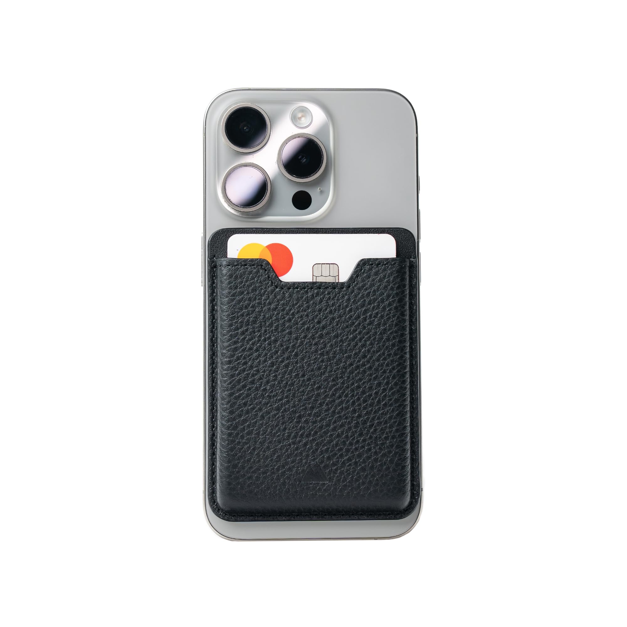 Mous - Portafoglio Magnetico MagSafe e Pixelsnap compatibile per iPhone 17, 16, 15, 14, 13, 12 e Pixel 10, Pelle Nero