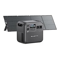 BLUETTI Elite 200 V2 Generatore (2025 nuovo) con 200W Pannello Solare, Centrale Elettrica Portatile 2073,6Wh, 2 Uscite AC 2600W, Batteria LFP 17 Anni, Energia di Emergenza per Interruzioni di Corrente