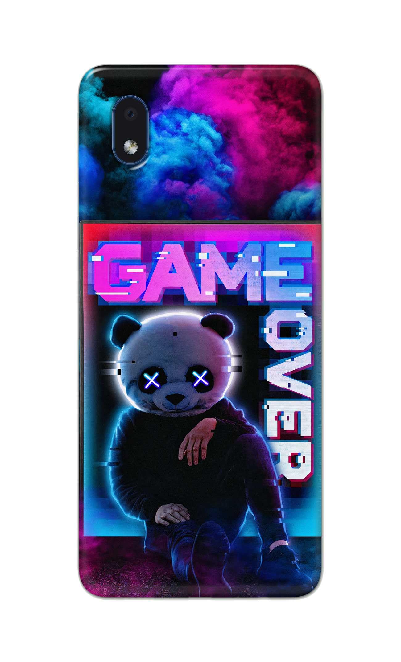 PRINTFIDAA® Printed Hard Back Cover Case for Samsung Galaxy M01 Core | Samsung Galaxy A01 Core Back Cover (Game Over) -111