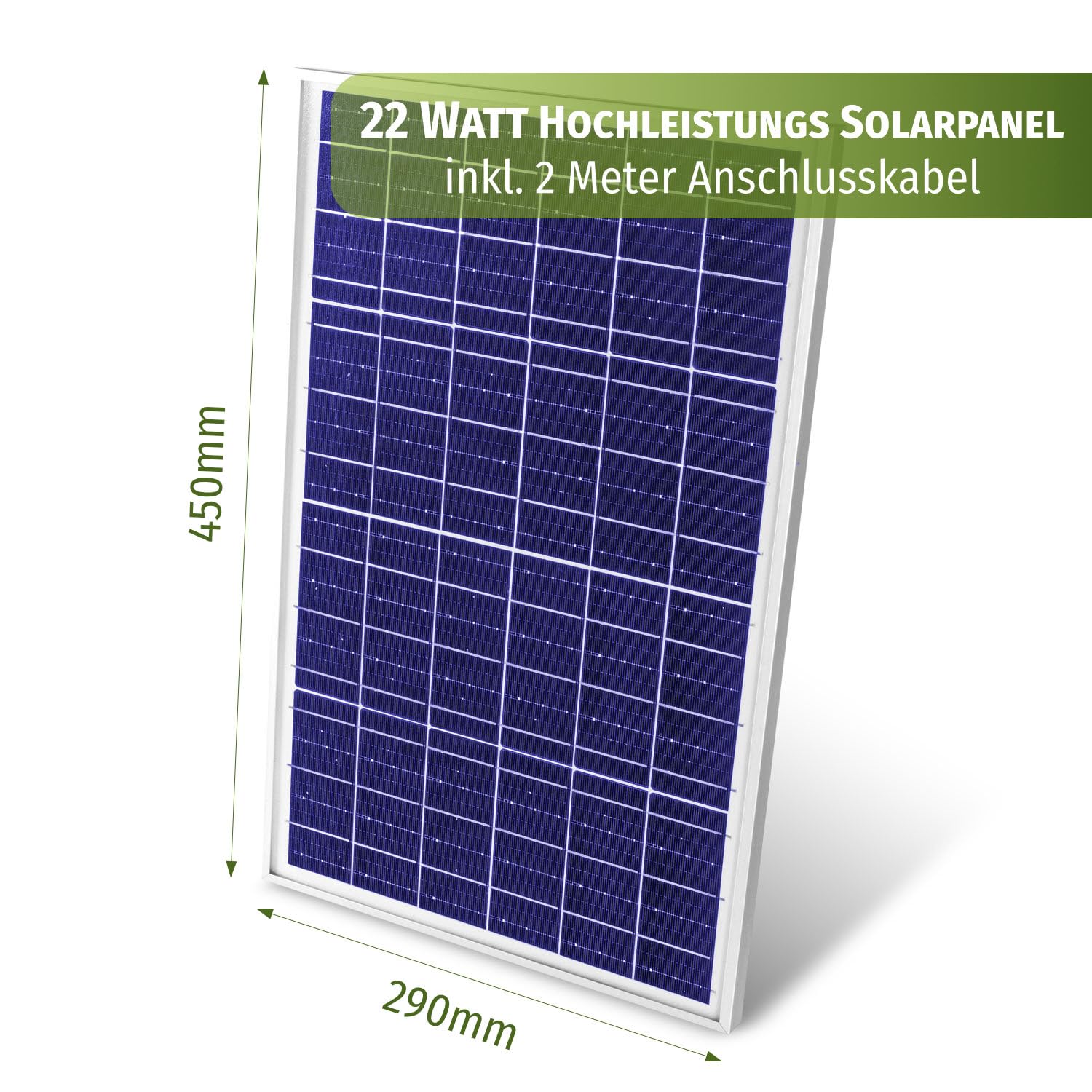 CLGarden NASP5 Solar Teichpumpe mit Akku 1100 l/h Springbrunnenpumpe mit 22W Solarpanel, LED & Timer für Gartenteich, Wasserspiel & Bachlauf