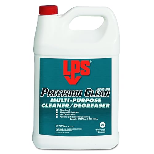LPS 02701 Precision Clean - Limpiador/desengrasante multiusos, 1 gal, jarra, turquesa (paquete de 4)