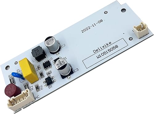 Miniatura 2 de Nuevo 1 unids W10515058 y 2 unids W10515057 Compatible para Whirlpool Kenmore Maytag Refrigerador LED Light Board Reemplazo, No-Incluye Cubierta de