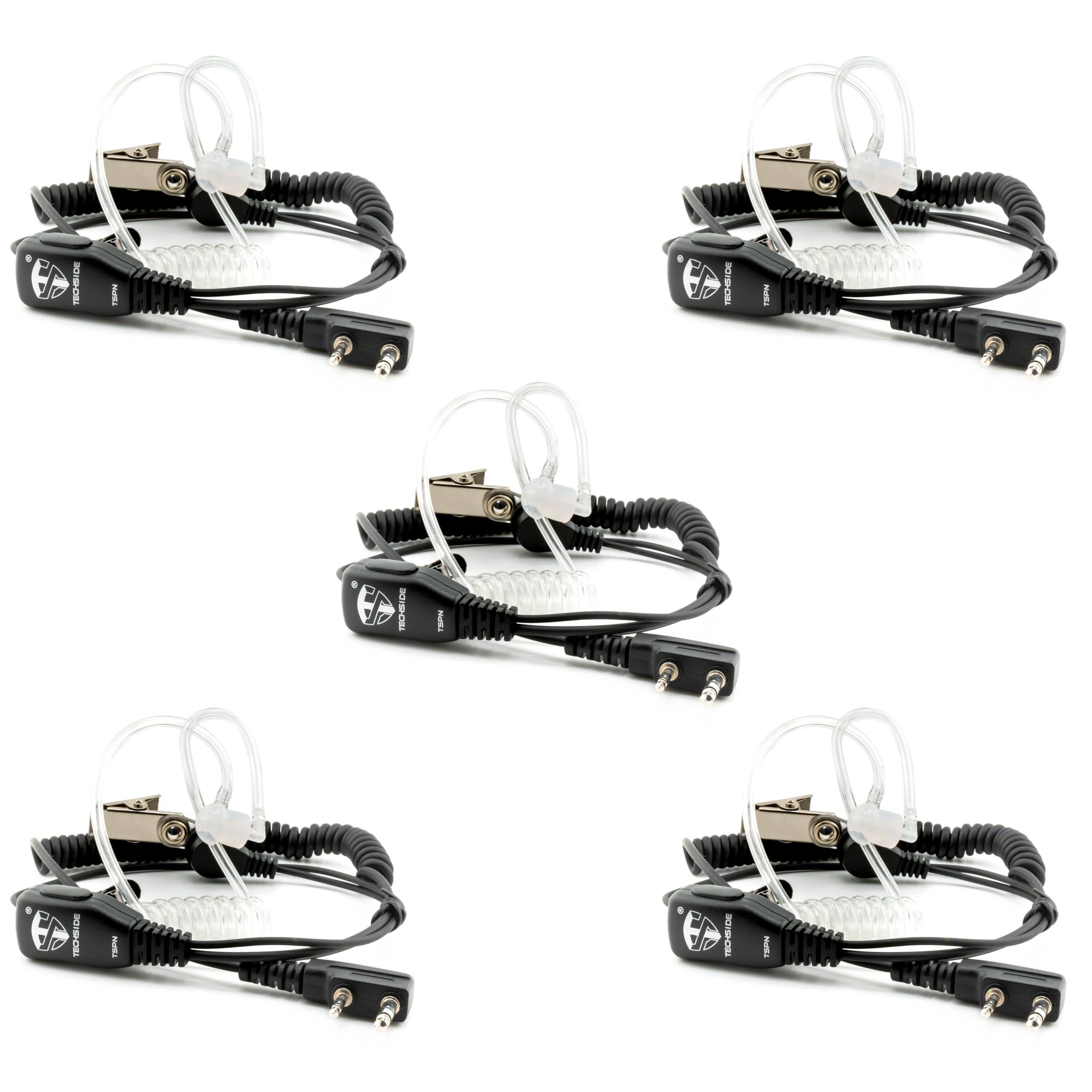 microfono a pneumatico trasparente techside kenwood per radio two-way