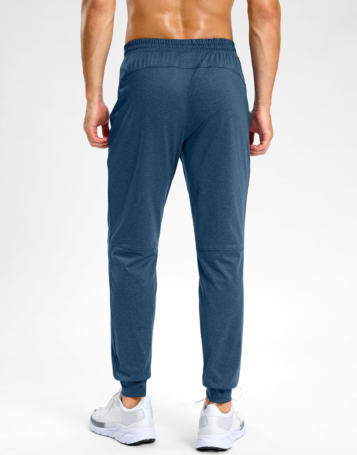 G Gradual Men's Sweatpants with Zipper Pockets Stretch Tapered Joggers Quick Dry Athletic Workout Gym Pants for Men - Image 3