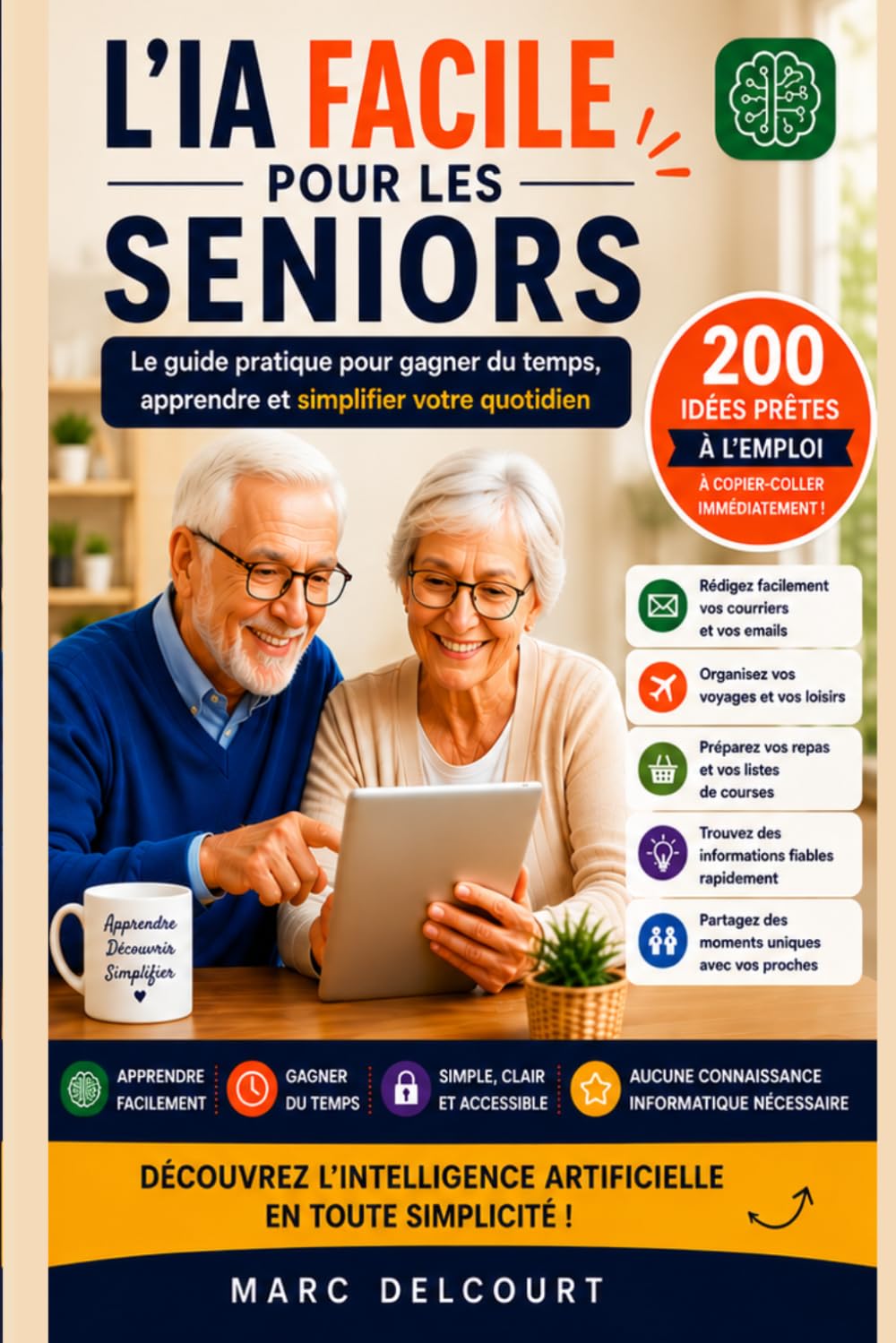L'IA FACILE POUR LES SENIORS: Découvrez enfin l'intelligence artificielle sans jargon ni connaissances techniques !