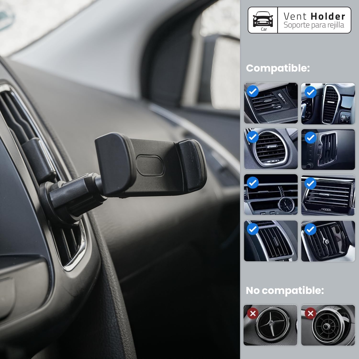 Supporto Telefonico Per La Griglia Di Ventilazione Per Auto - Foto 6