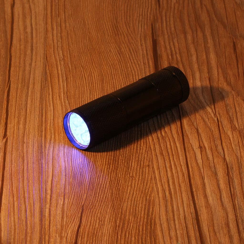 Detection 9 LED UV Flashlight Blacklight Torch Light Lamp New Flashlights