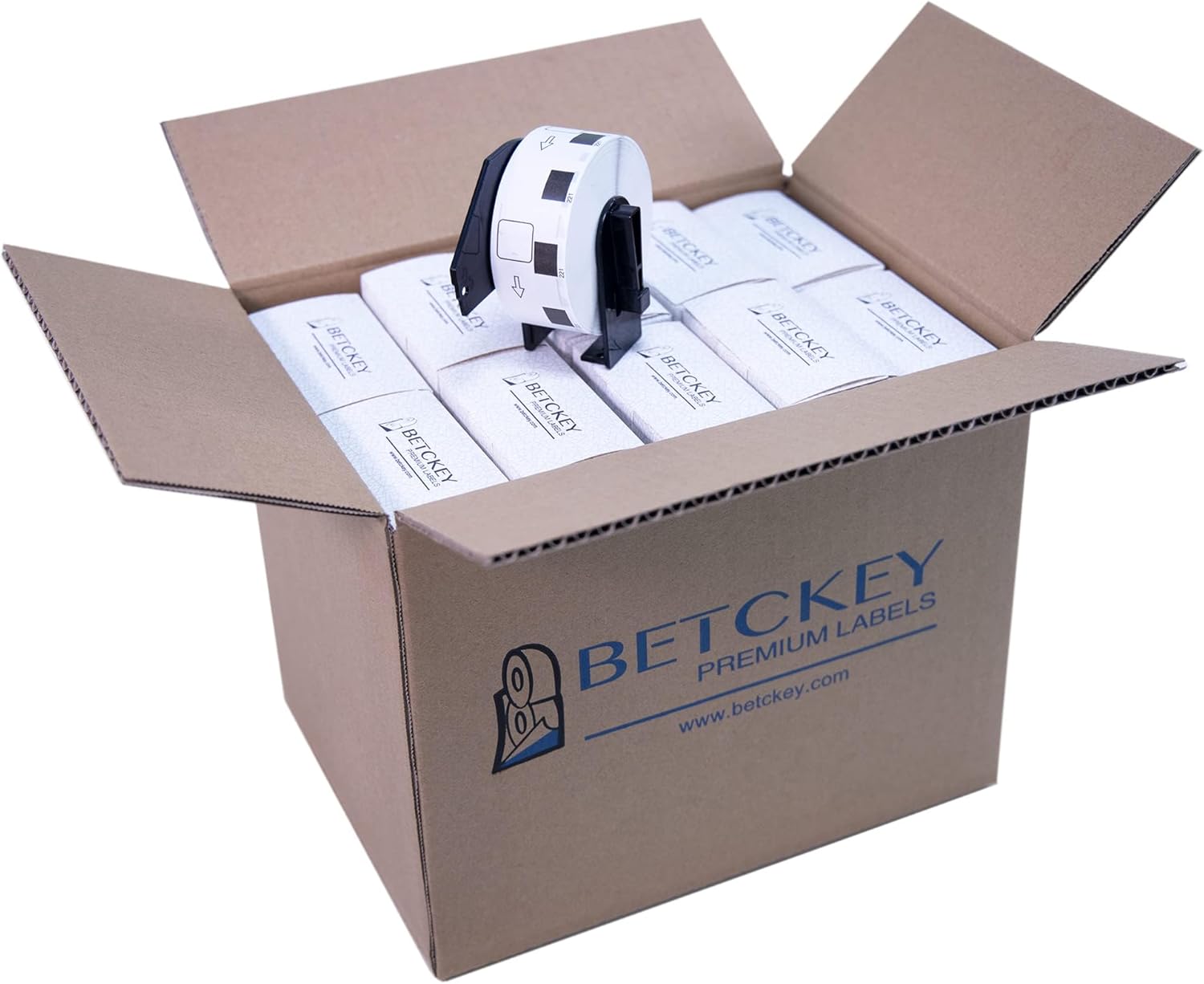 BETCKEY - Compatible Square Labels Replacement for Brother DK-1221 (0.9 in x 0.9 in), Use with Brother QL Label Printers [20 Rolls/20000 Labels] - Image 5