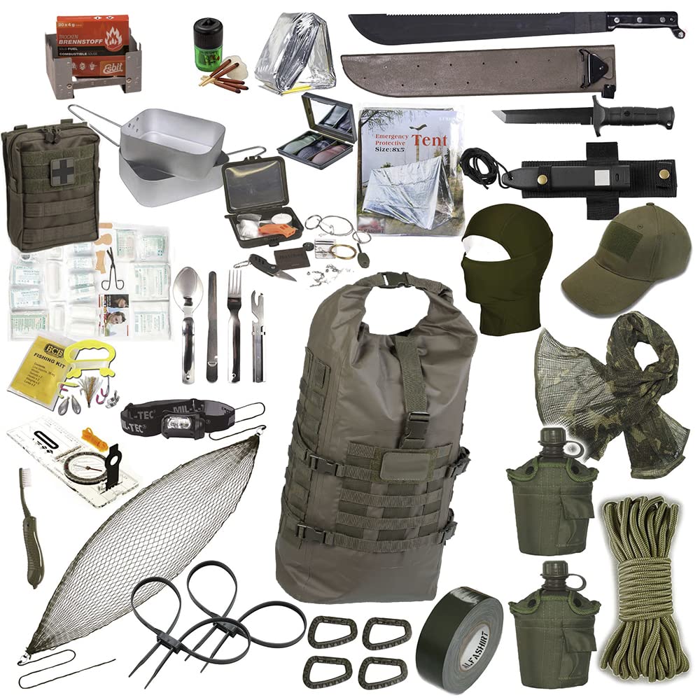 Copytec Fluchtrucksack EXTREM Prepper Rucksack Krisenvorsorge Überlebensrucksack #34043