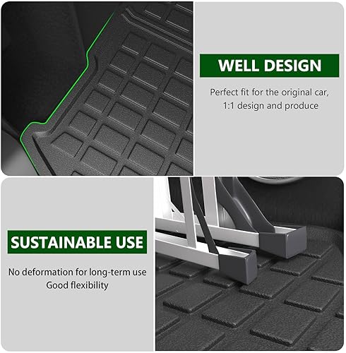 Miniatura 5 de xipoqix Compatible con Jeep Grand Cherokee 2011-2021 para maletero trasero material TPE forro de carga para todo tipo de clima accesorios para Jeep