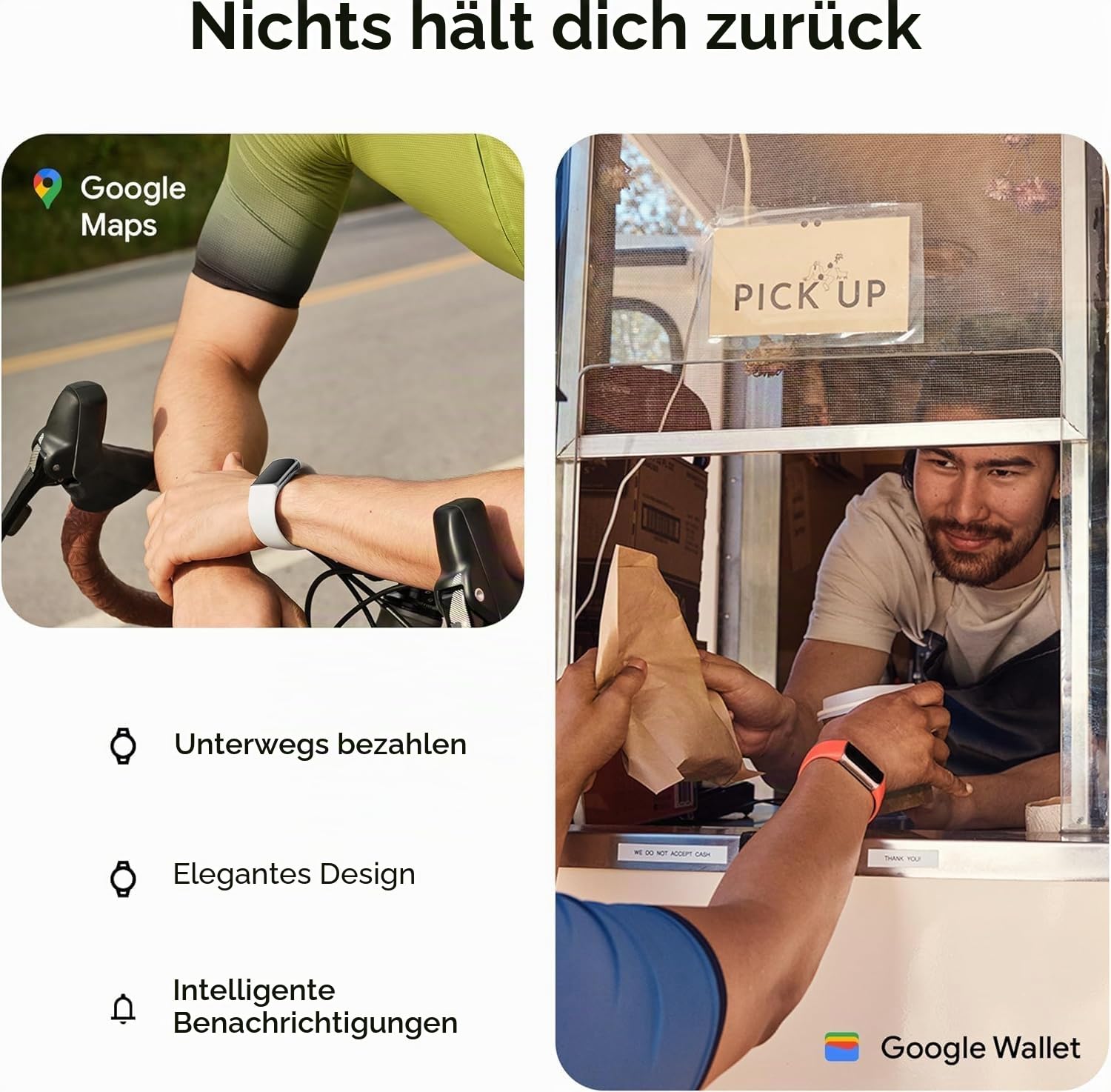 Fitbit Google Charge 6 Activity Tracker mit 6 Monaten Premium-Mitgliedschaft inklusive, 7 Tage Akkulaufzeit und Google Wallet und Google Maps