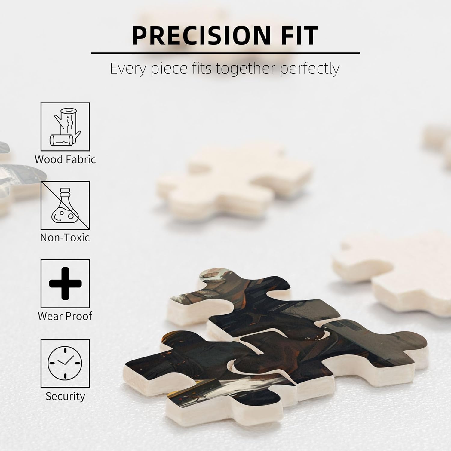 Steampunk Skeleton Professor 1000 Piece Puzzle for Adults, Challenging Brain Exercise, Wonderful Imagination, Vintage Styles Wooden Puzzle