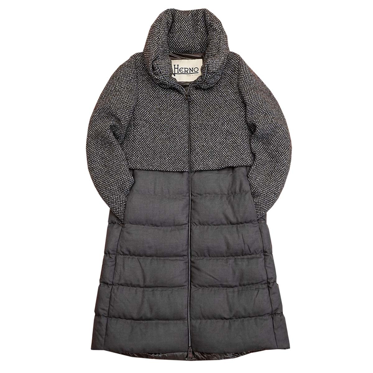HERNO [ヘルノ]HERNO ダウンジャケット PI1391D 33321/33278 レディース 9450/LICHENE ブラウン size40 [並行輸入品]