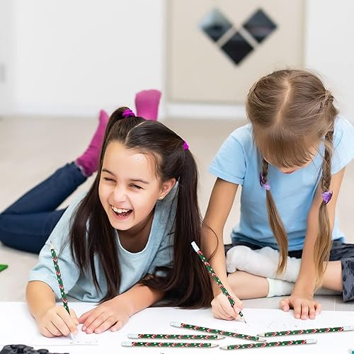 Miniatura 10 de Tinlade 72 lápices de béisbol y borradores para niños, divertidos lápices de madera para niños, artículos temáticos deportivos, regalos de fiesta de