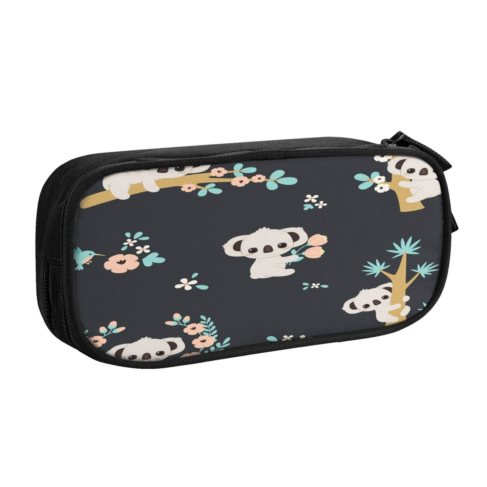 Trousse à Crayons Dolyues Enfants - Grande Capacité, Fermeture éclair, Imprimé Koala, Pour école Ou Cadeau