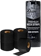The Shave Factory Nackenstreifen für Friseure – 5 Rollen mit 100 Streifen – Wasserlinsen-Nackenschutz für eine angenehme Rasur oder einen bequemen Haarschnitt