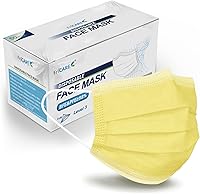 Vista 23 de FriCARE Mascarillas desechables, 3 capas ASTM nivel 3 grado médico, elegibles para FSA/HSA, transpirables y cómodas para alergias/protección solar