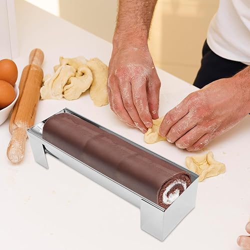 Miniatura 4 de Hemoton Molde de pastel en forma de U - molde para hornear pan en forma de U, utensilios para hornear de acero inoxidable, molde de pan de pastel de