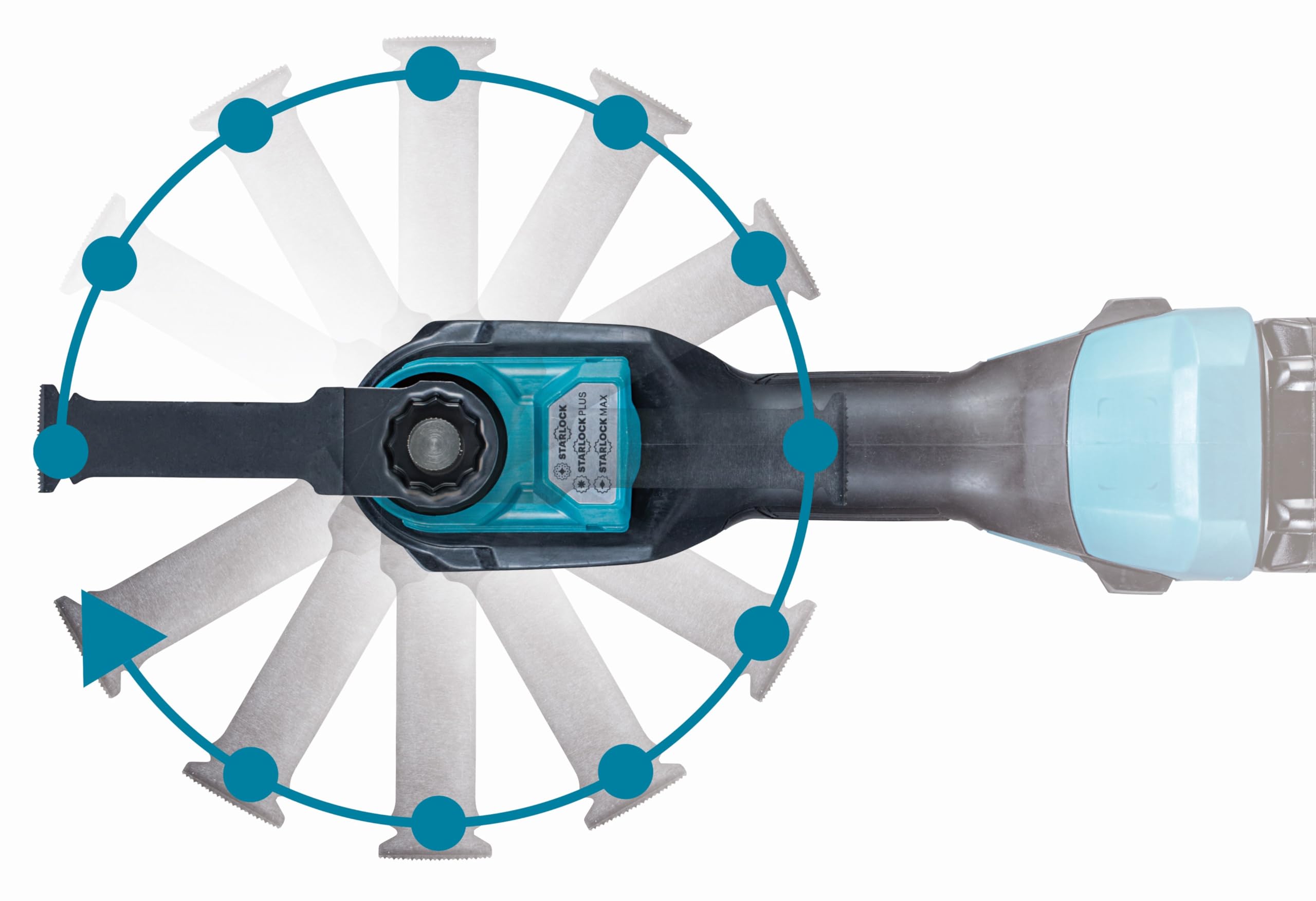 Makita TM001GZ03 Attrezzo multifunzione a batteria 40 V max
