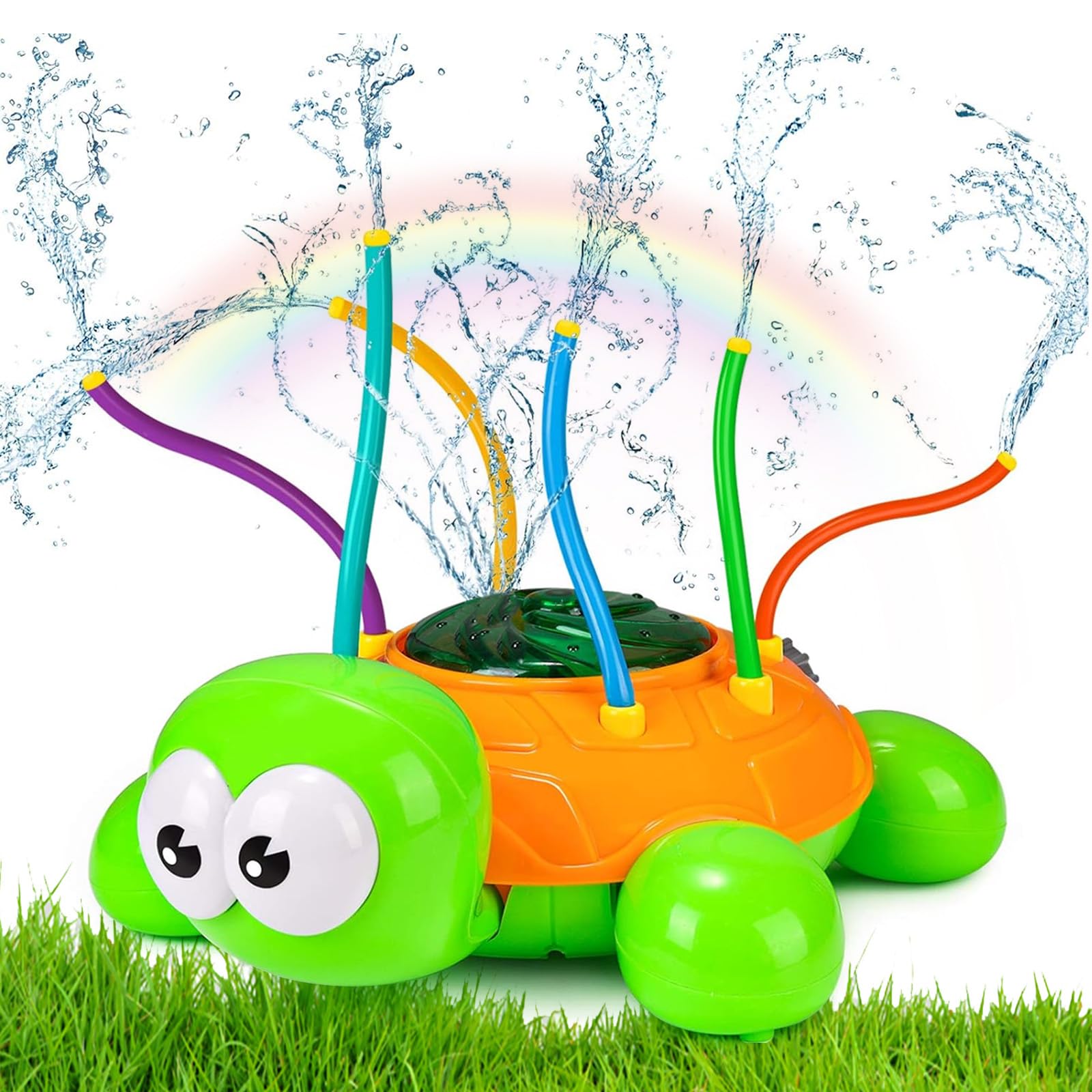 MONCAP Juguete de Sprinkler Juegos de Agua para Niños Juegos de Jardín para Niños Ballenas Pulverizador de Agua Juegos de Exterior Spray de Jardín al aire libre-para Niños 3 4 5 6 7 8 9 10 Años