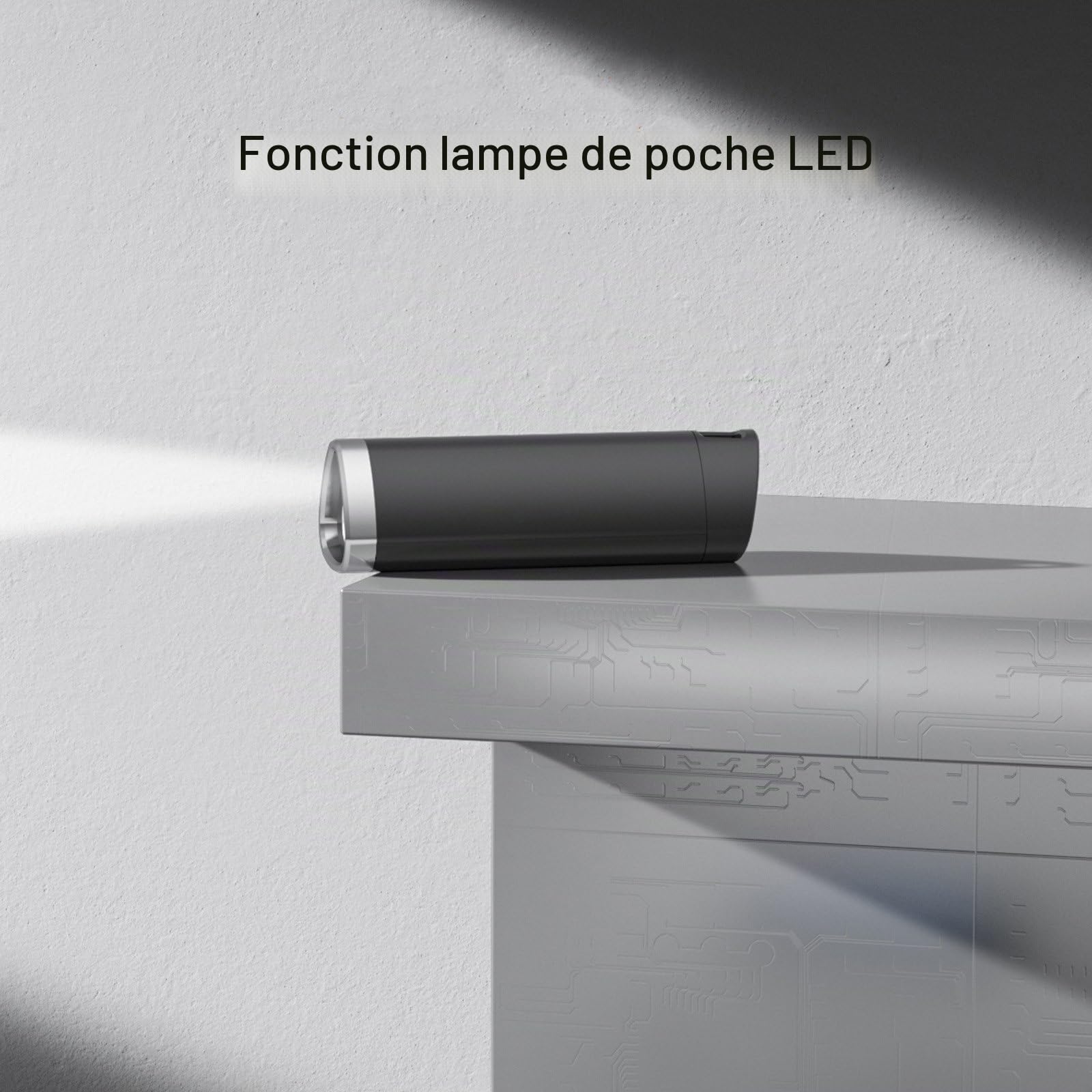 Répulsif pour chiens à ultrasons portable avec mode lampe de poche, arrêt des aboiements, rechargeable, entraînement comportemental de longue durée, facile à utiliser pour les chiens à l