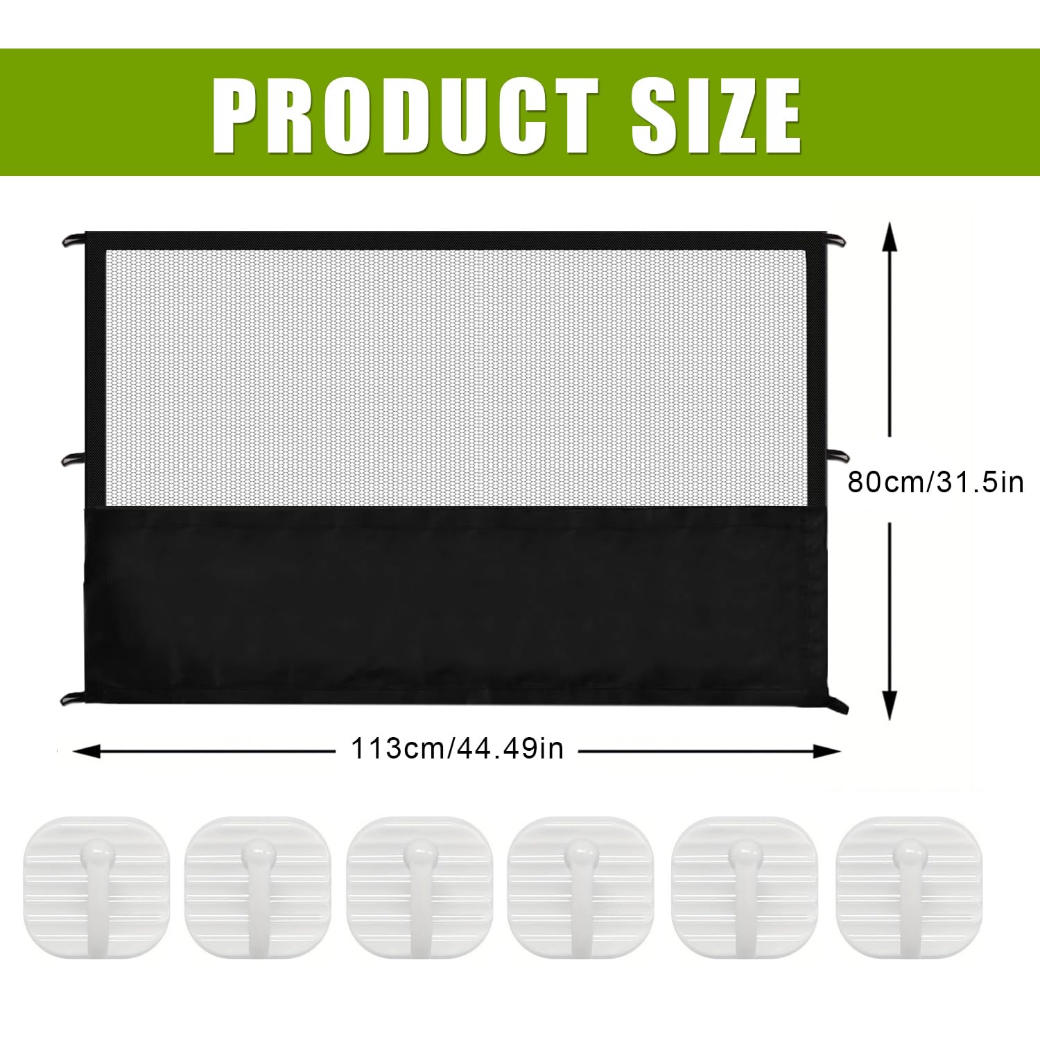 Dog Gate, Gate for Indoor Dogs Barrier for Dogs Portable Indoor Dog Barrier - Image 2
