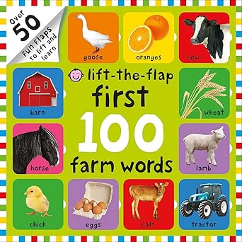 First 100 Farm Words Lift-the-Flap