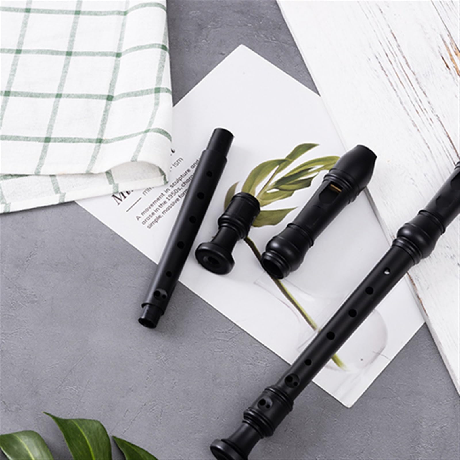 Anfänger sopranblockflöte 8-Loch-C-Studenten-Musikklasse-Anfänger-Musikinstrument, 8-Loch-Blockflöte