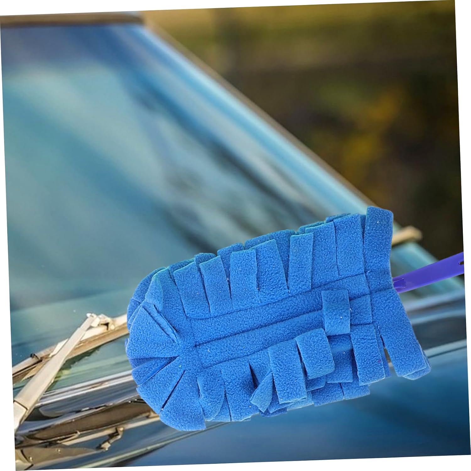 ULTECHNOVO 6pcs Reusable Duster Pads Duster Replacement Head Washable Refills for Ceiling Fan Dustpan Accessories Fleece Refill