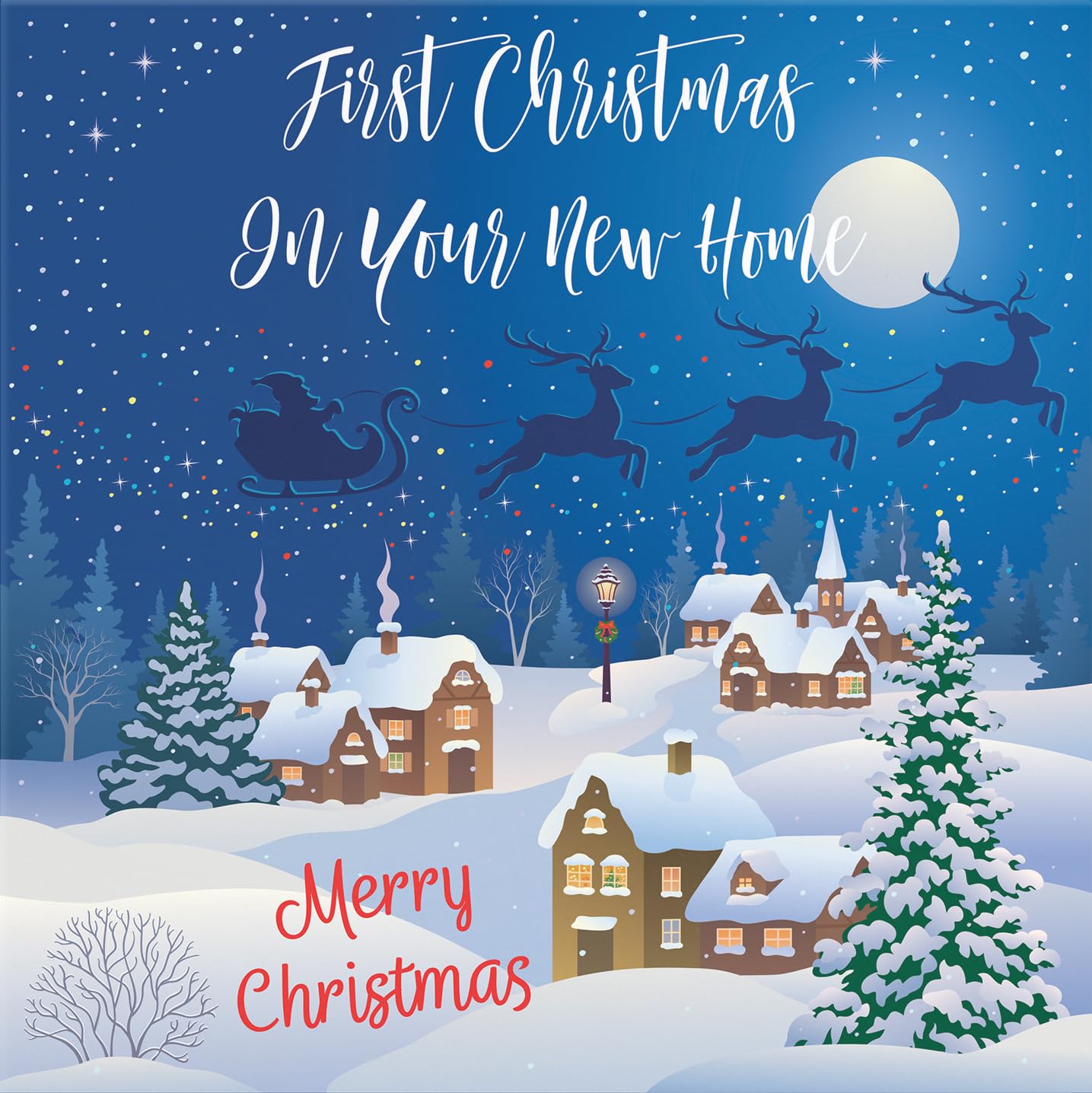 Hunts England, 1st Christmas In Your New Home Christmas Card, First Christmas In Your New Home, Merry Christmas - Image 2